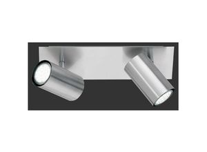 8055303614555 - Iperbriko - Deckenleuchte 2 verstellbare Strahler Marley Nickel Trio Lighting