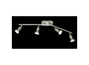 8055303614586 - Iperbriko - Deckenleuchte 4 GU10 Strahler Nimes Nickel Trio Lighting