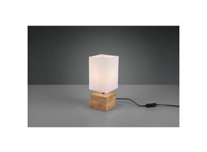 8055303614746 - Woody Tischlampe Square Wood Base 1xE14 Trio Lighting