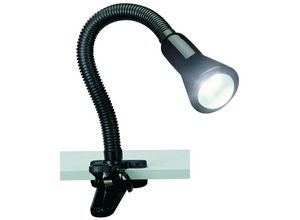 8055303614906 - Iperbriko - Schwarze Flexo-Schreibtischlampe 1xE14 mit Clip-Trio-Beleuchtung