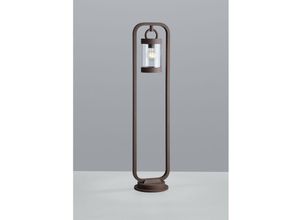 8055303620907 - Iperbriko - Sambesi Rust Outdoor Pole H100 cm Dämmerungssensor IP44 Trio Beleuchtung