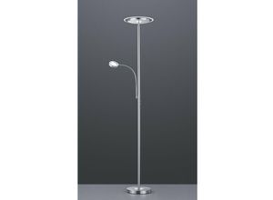 8055303621553 - Iperbriko - LED-Stehlampe mit dimmbarem Lesespot Ackbar Nickel Trio Lighting