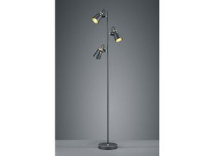 8055303621669 - Iperbriko - Minimale Stehlampe 3 verstellbare Kegel Edward H160 cm Schwarz und Gold Trio Lighting