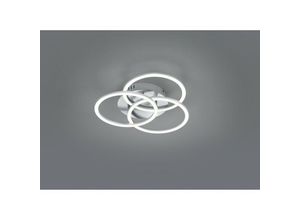 8055303624592 - Iperbriko - Deckenleuchte 3 verstellbare Ringe Led Dimmer Circle Nickel Trio Lighting