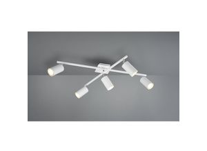 8055303624738 - Iperbriko - Deckenleuchte 5 Marley Adjustable Spot Zylinderstrahler White Trio Lighting