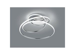 8055303624936 - Iperbriko - Vortice Design Deckenleuchte Chrom Led Dimmer 4000k Bologna Trio Beleuchtung