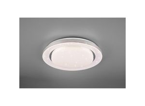 8055303624967 - Iperbriko - Moderne Atria Disco Deckenleuchte Led 22W Dimmer Effekt Sterne Weiß Trio Beleuchtung