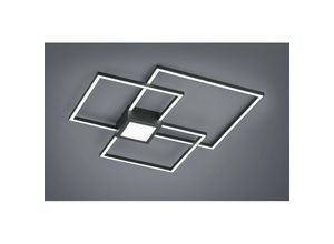 8055303625223 - Iperbriko - Hydra Deckenleuchte 3 Led Squares 38w Anthrazit L65 cm Dimmbare Trio-Beleuchtung