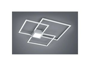 8055303625230 - Iperbriko - Hydra Deckenleuchte 3 led Quadrate 38w Nickel L65 cm Dimmbare Trio-Beleuchtung