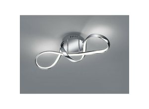 8055303625889 - Iperbriko - Deckenleuchte Perugia Design Bow Chrome Led Dimmer 4000k Trio Lighting