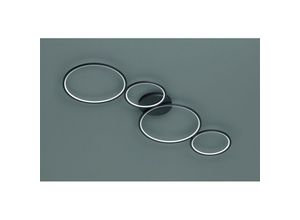 8055303626138 - Iperbriko - Deckenleuchte Rondo 4 Kreise Led Schwarz L97 cm Trio Lighting