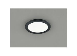 8055303626183 - Iperbriko - Camillus Runde Deckenleuchte Led Dimmbar Schwarz IP44 Ø26 cm Trio Lighting