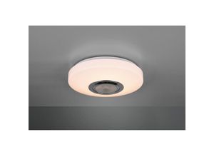 8055303626275 - Iperbriko - Runde moderne Deckenleuchte Led rgb Bluetooth Maia Ø33 cm Weiße Trio-Beleuchtung