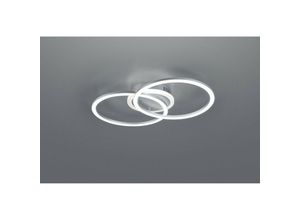 8055303626480 - Iperbriko - Venida Double Circle LED-Deckenleuchte aus Aluminium 25 w dimmbar L50 cm Trio-Beleuchtung