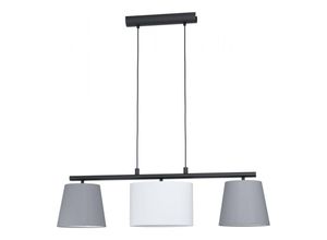8055303631927 - Pendelleuchte Almeida 3Xe14 Verschiedene mehrfarbige Stofflampenschirme L86 cm Eglo