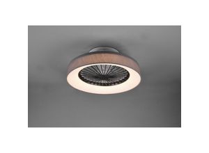 8055303636878 - Iperbriko - Moderne LED-Lüfterleuchte 30 w dimmbar Farsund Grey Trio Lighting