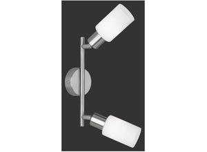 8055303638377 - Iperbriko - Deckenleuchte Nickel 2 Spot verstellbarer Glaslampenschirm Mars Trio Lighting