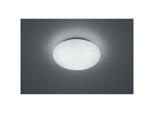 8055303639077 - Iperbriko - IP44 Dimmbare LED-Deckenleuchte Putz White Glitter Ø37 cm Trio Lighting