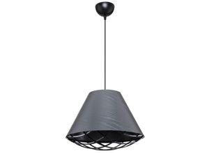 8055303678335 - Iperbriko - Deckenlampe Ayda ASZ1560 mit Schirm aus anthrazitfarbenem Stoff H70xL30 8055303678335 - Iperbriko - Deckenlampe Ayda ASZ1560 mit Schirm aus anthrazitfarbenem Stoff H70xL30