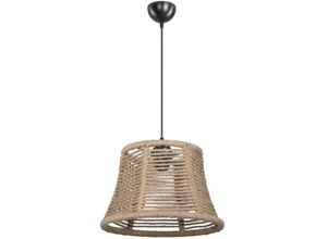 8055303678434 - Iperbriko - Deckenlampe Besta ASZ1745 mit Schirm aus Jute H60xL31