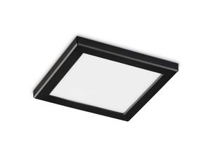 8055303784784 - Iperbriko - Aura Square Deckenleuchte 4000K Schwarz - L220xH18xP220mm