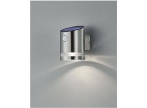 8055303834304 - Iperbriko - Salta Led IP44 Nickel-Außenwandleuchte mit Trio-Beleuchtungsbewegungssensor