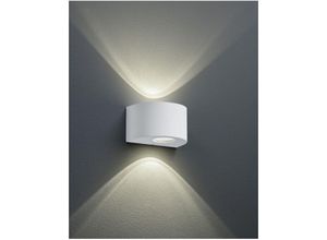 8055303834458 - Iperbriko - Zweistrahlige LED-Wandleuchte Rosario Weiß H15 cm IP44 Trio Lighting