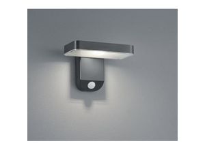 8055303834618 - Iperbriko - Wandleuchte Esquel Led Anthrazit IP44 Mit Bewegungssensor Solarenergie Trio Beleuchtung