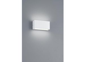 8055303836506 - Iperbriko - Trent Led Rechteckige Wandleuchte IP65 Weiße Doppellicht-Trio-Beleuchtung