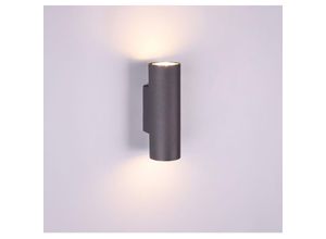 8055303836544 - Iperbriko - Wandleuchte Rust Marley Cylinder Double Emission Up and Down Trio Lighting