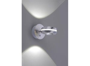 8055303836896 - Einstellbare dimmbare Led Vista Wandleuchte Rgbw Nickel Ø11 cm Trio Lighting