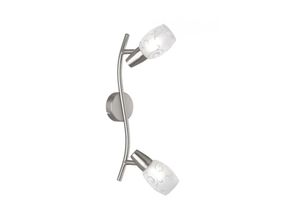 8055303855033 - Iperbriko - Colmar Nickel Strahler 2 led Strahler Satiniertes Glas L39 cm Trio Beleuchtung 8055303855033 - Iperbriko - Colmar Nickel Strahler 2 led Strahler Satiniertes Glas L39 cm Trio Beleuchtung