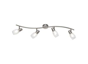 8055303855064 - Iperbriko - Colmar Nickel Spotlight 4 Led Spot Satiniertes Glas L79 cm Trio Lighting