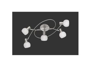 8055303855231 - Iperbriko - Deckenstrahler Pinwheel 5 Led Antibes Nickel Trio Lighting