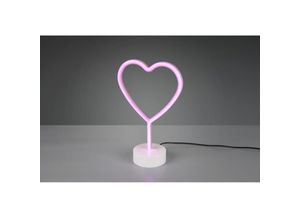 8055303860273 - Iperbriko - Moderne Tischlampe Heart Led Pink L20 cm Heart Trio Lighting