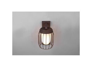 8055303860723 - Iperbriko - Rust Cage Wandleuchte 1xE27 Tuela IP44 Trio Beleuchtung