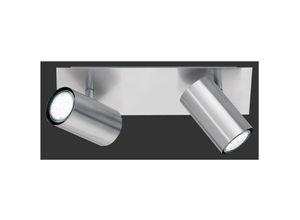 8055303860860 - Deckenleuchte 2 verstellbare Strahler Marley Nickel Trio Lighting