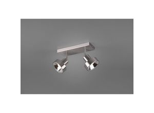 8055303861294 - Iperbriko - Deckenleuchte 2 verstellbare GU10 Strahler Leon Nickel Trio Lighting