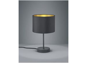 8055303862628 - Iperbriko - Hostel Tischlampe Metall Schwarz-Gold Ø20 cm Trio Lighting