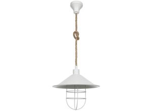 8055303863540 - Iperbriko - Bulut Deckenleuchte ASZ0631 aus weißem Metall und Juteseil