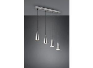 8055303864981 - Isola Farin Linear Kronleuchter 4 Nickel Lichter Trio Beleuchtung