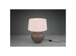 8055303873419 - Iperbriko - Lampensockel Keramik Lampenschirm Sand Lou Ø38 cm Trio Lighting