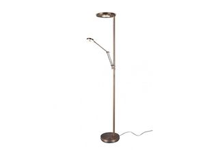 8055303885191 - Iperbriko - Moderne LED-Stehlampe mit dimmbarem Lesespot Barrie Brass Trio Lighting