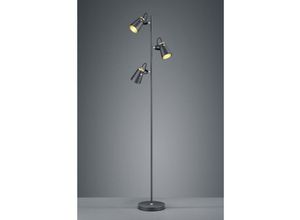 8055303885320 - Iperbriko - Minimale Stehlampe 3 verstellbare Kegel Edward H160 cm Schwarz und Gold Trio Lighting