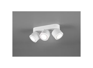 8055303886488 - Iperbriko - Decke 3 Spot Double Led Emission L27 cm Taurus White Trio Lighting