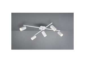 8055303886846 - Iperbriko - Deckenleuchte 5 Marley Adjustable Spot Zylinderstrahler White Trio Lighting 8055303886846 - Iperbriko - Deckenleuchte 5 Marley Adjustable Spot Zylinderstrahler White Trio Lighting