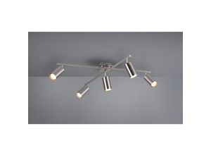 8055303886853 - Iperbriko - Deckenleuchte 5 verstellbare Strahler Marley Nickel Trio Lighting