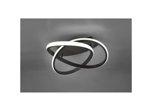 8055303887102 - Iperbriko - Course Deckenleuchte Anthrazit Spiral Led 18w Dimmbar Ø45 cm Trio Lighting