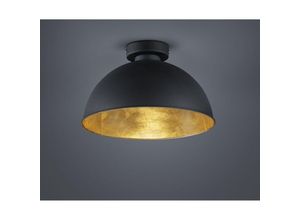8055303887157 - Iperbriko - Dome Deckenleuchte Jimmy 1xE27 Schwarz und Gold Ø31 cm Trio Lighting