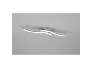 8055303887270 - Iperbriko - Design-Deckenleuchte Double Wave Rod Led 4000k Route Nickel Trio Lighting